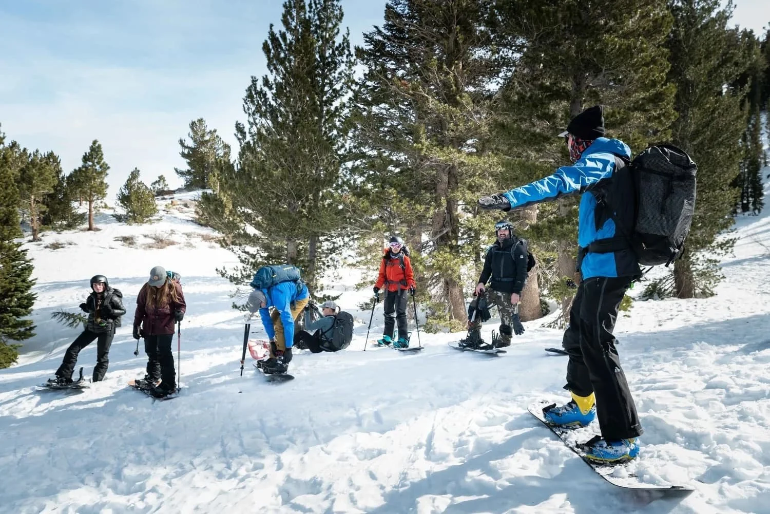 Avalanche safety and terrain management course in Mammoth Lakes