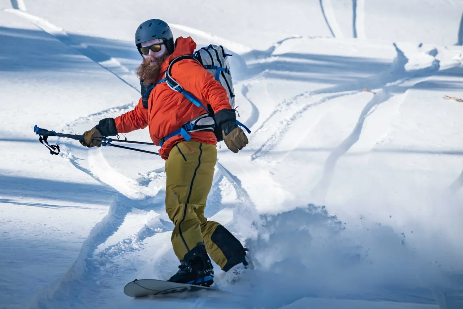 Backcountry splitboarding course in Mammoth Lakes