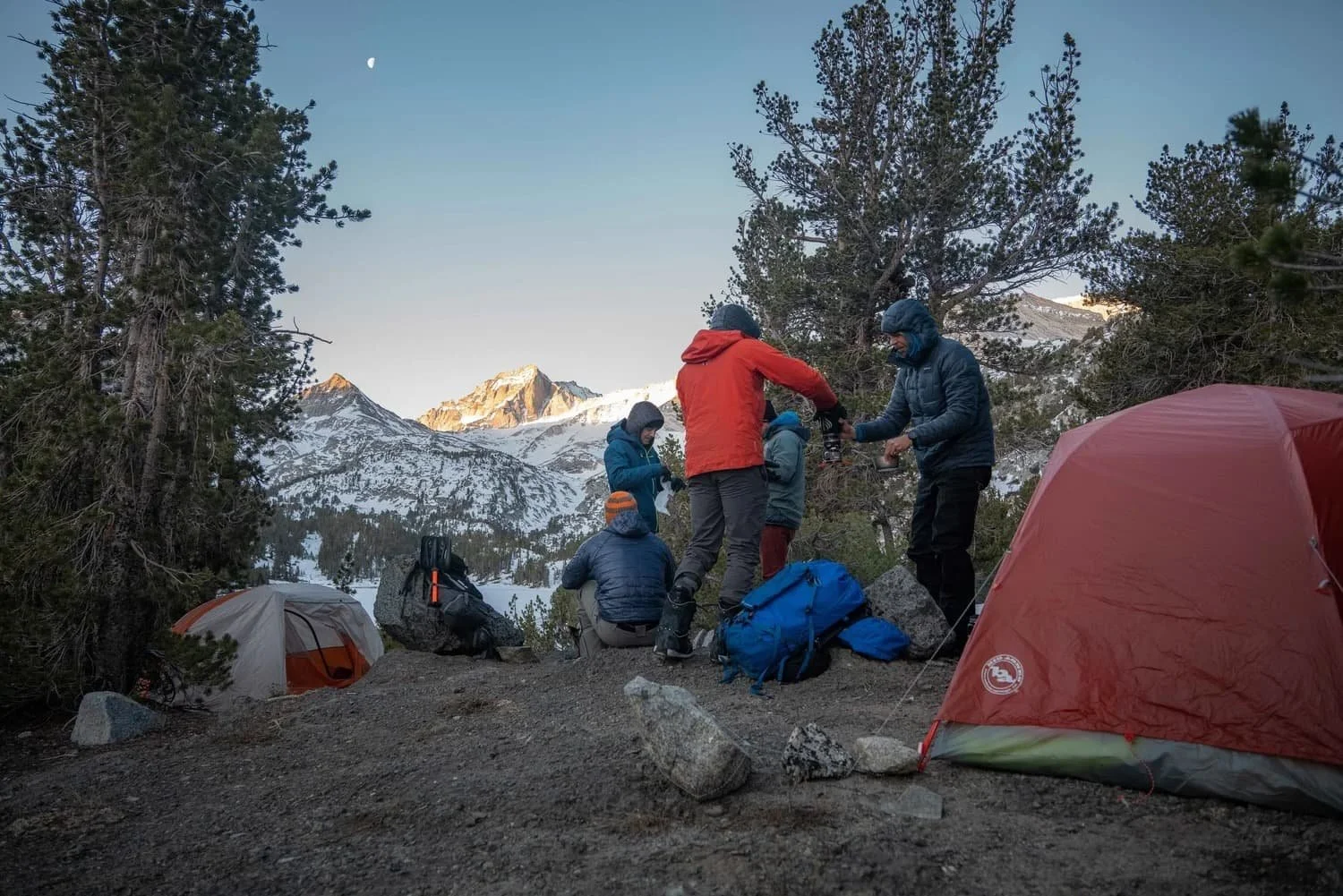 Small group winter backcountry tour in the Eastern Sierra