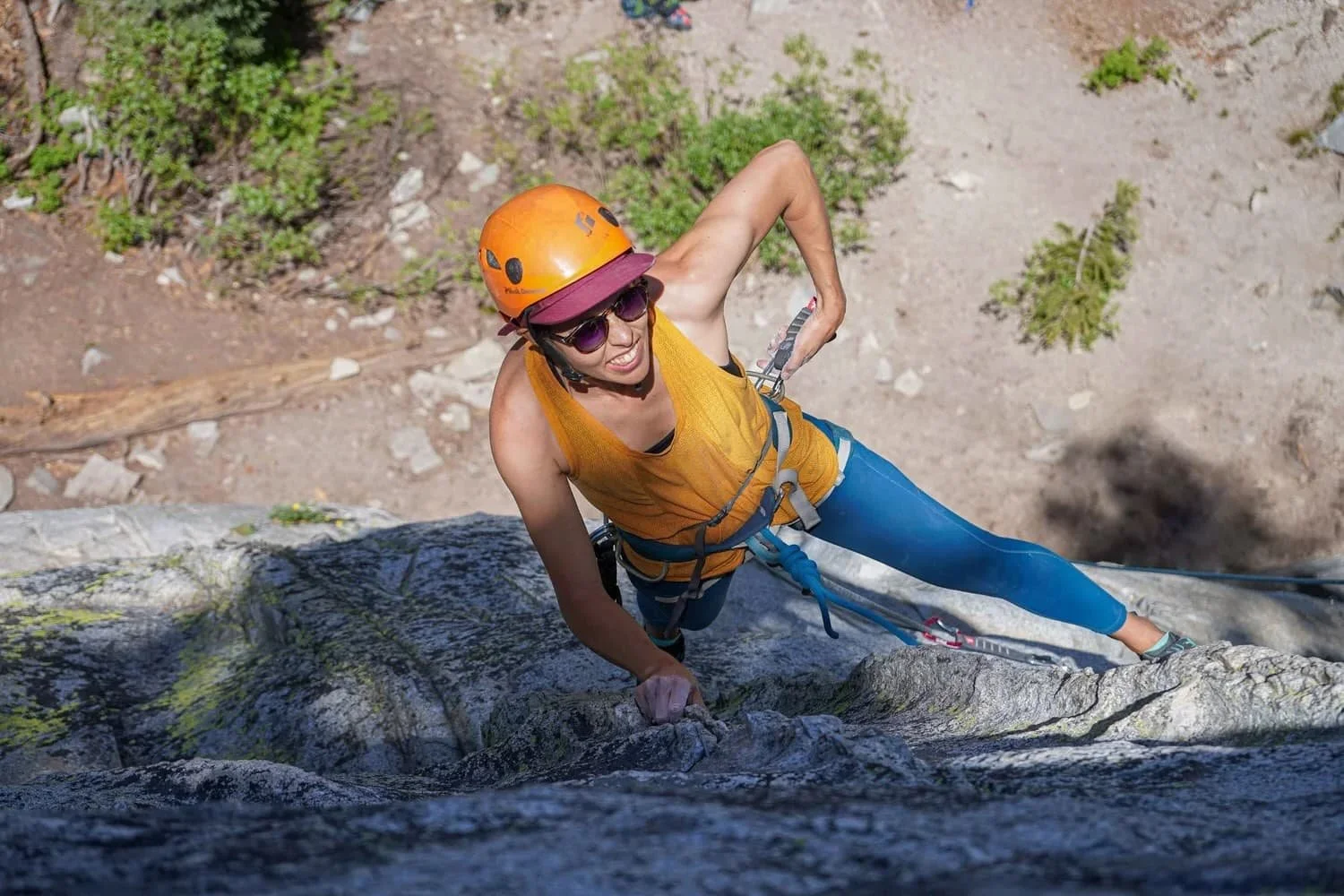 Beginner-friendly rock climbing experience in Mammoth Lakes