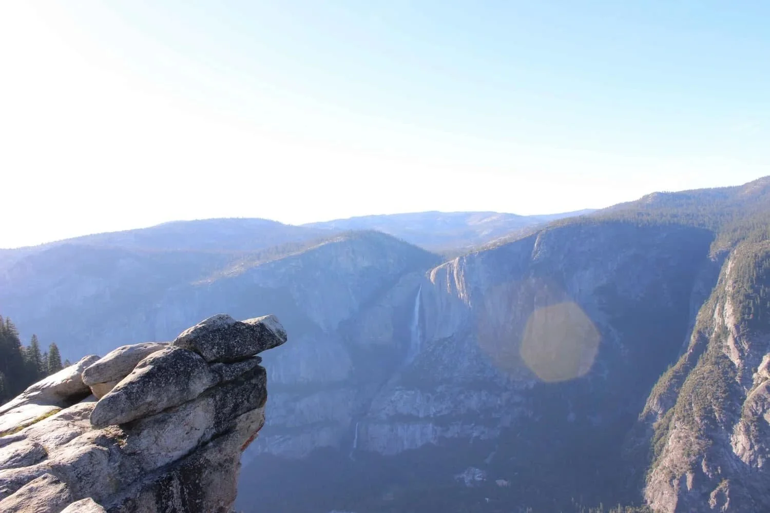 Backpacking in the alpine terrain of Yosemite National Park