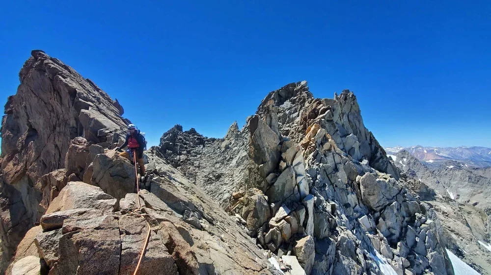 Beginner-friendly alpine climbing experience in the Eastern Sierra