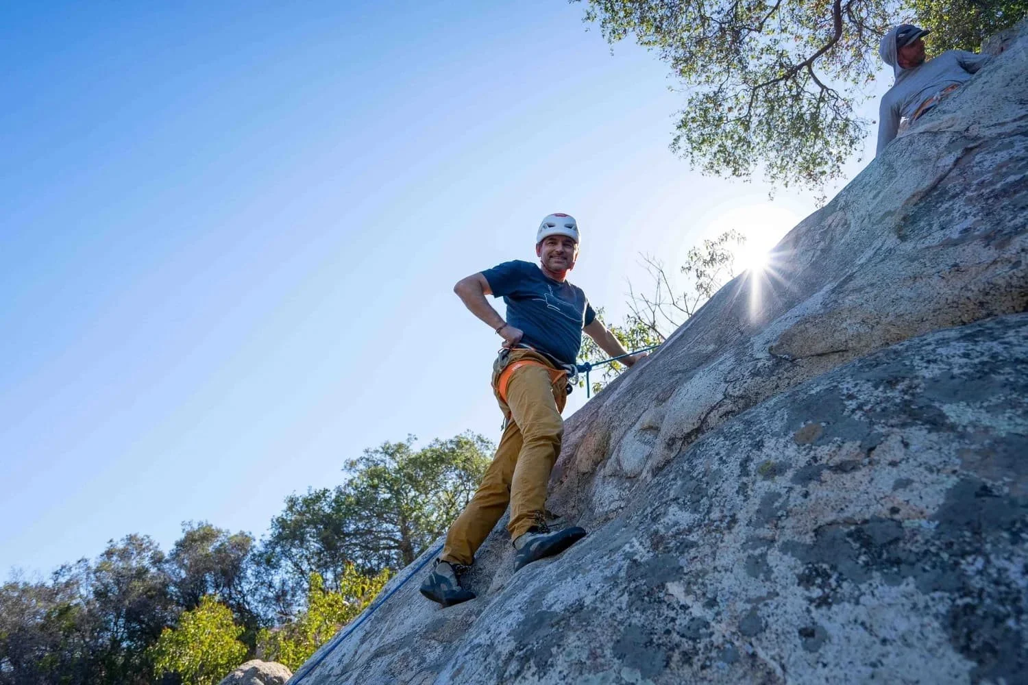 Professional rock climbing instruction near Dixon Lake