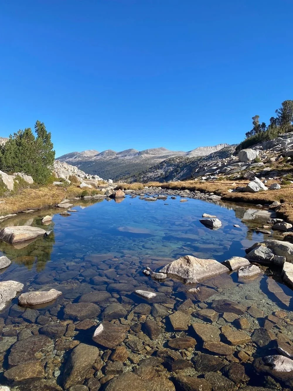 Guided backcountry camping experience in the Eastern Sierra