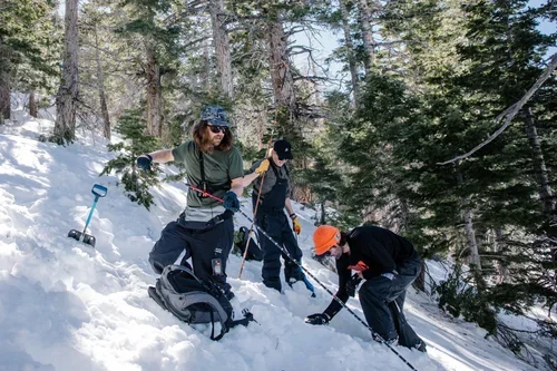 Avalanche education and rescue training in the Eastern Sierra with experienced guides