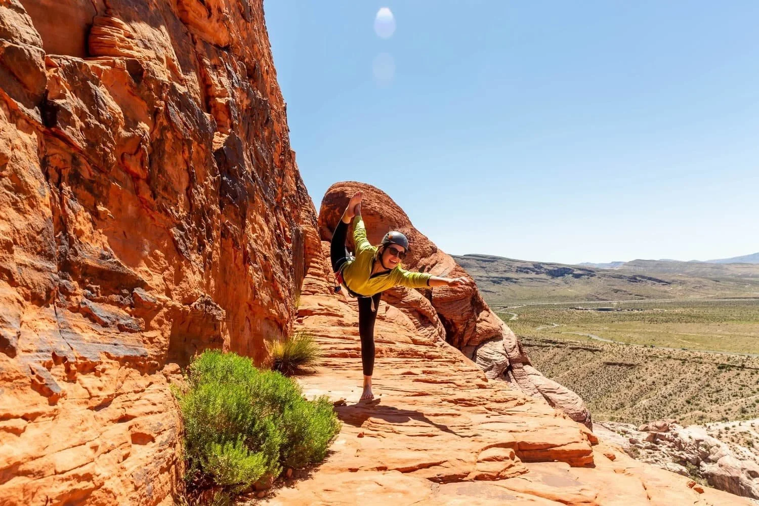 Private guided climbing experience in Red Rock Canyon, Nevada