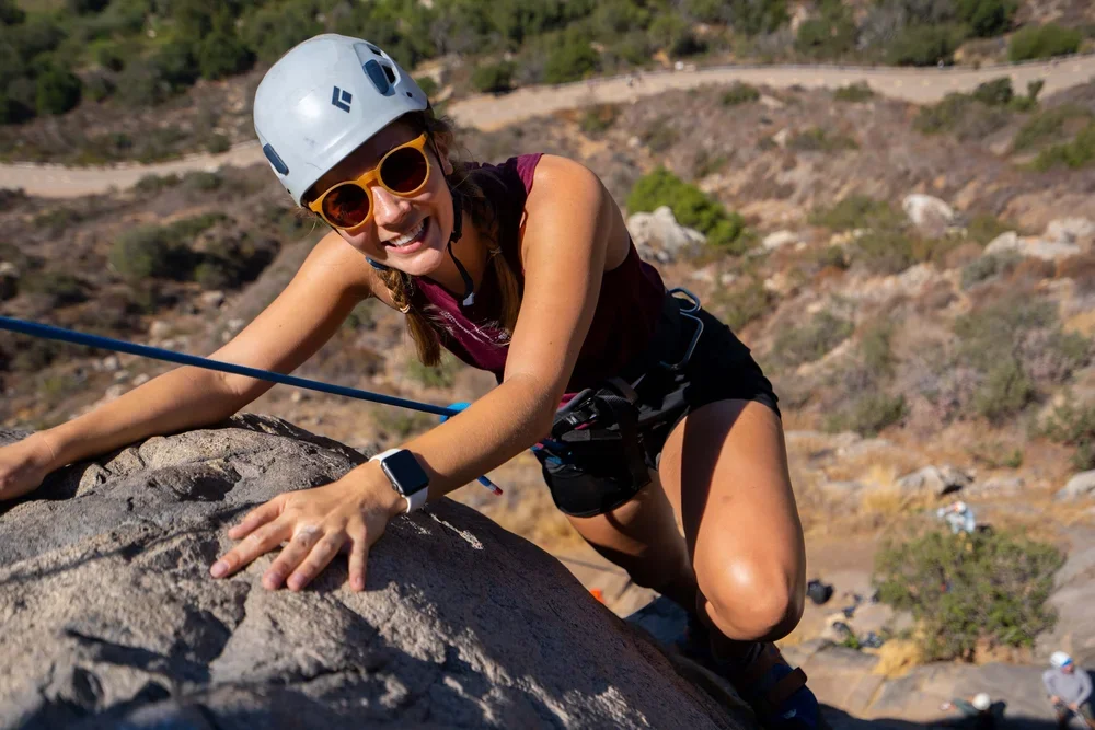 Private guiding day for outdoor climbing in Mission Gorge
