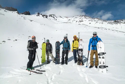 Professional guiding for ski touring and splitboarding on Mount Shasta