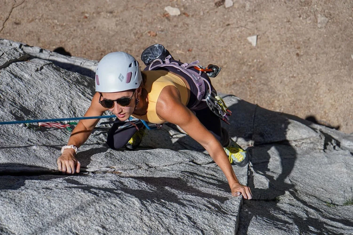 Professional rock climbing instruction in the Mammoth Lakes area
