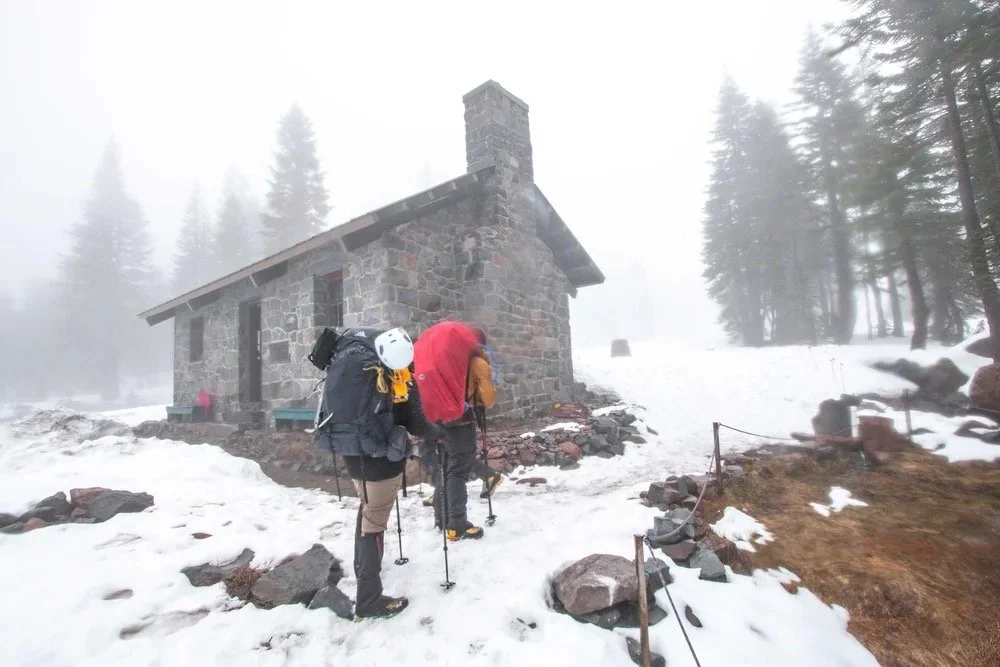 Scenic mountaineering ascent on Mount Shasta with professional instruction