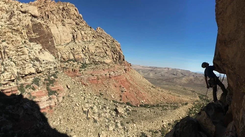 Multi-pitch climbing fundamentals class with experienced mountain guides