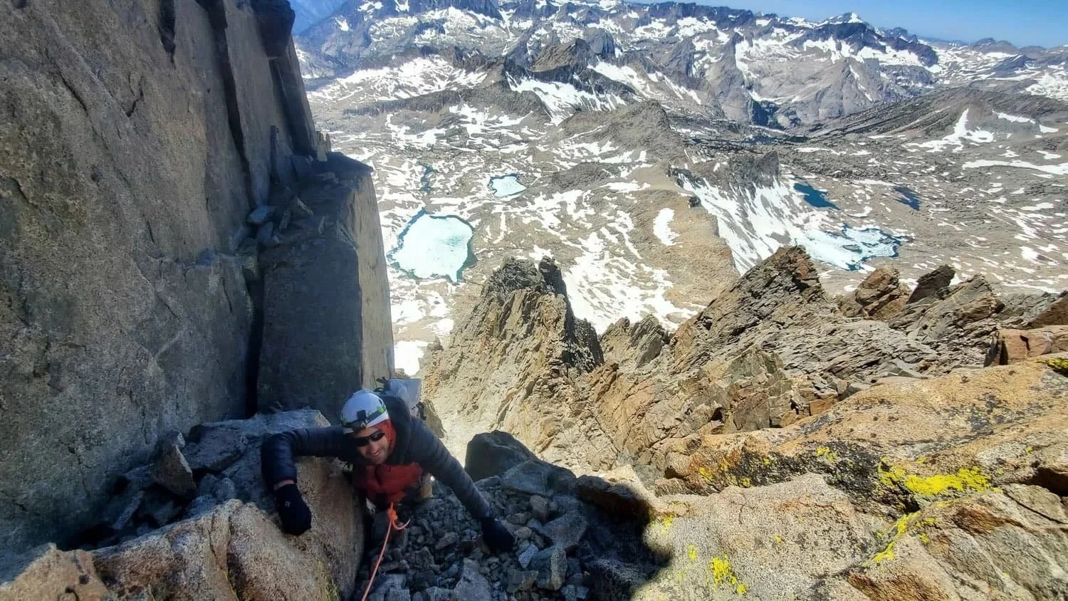 Small group alpine climbing class in the Eastern Sierra