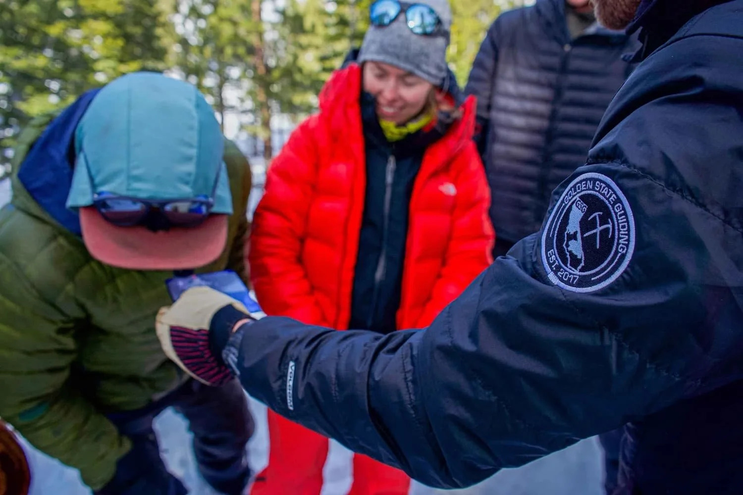 AIARE avalanche rescue 1 course teaching safe winter travel in Mammoth Lakes