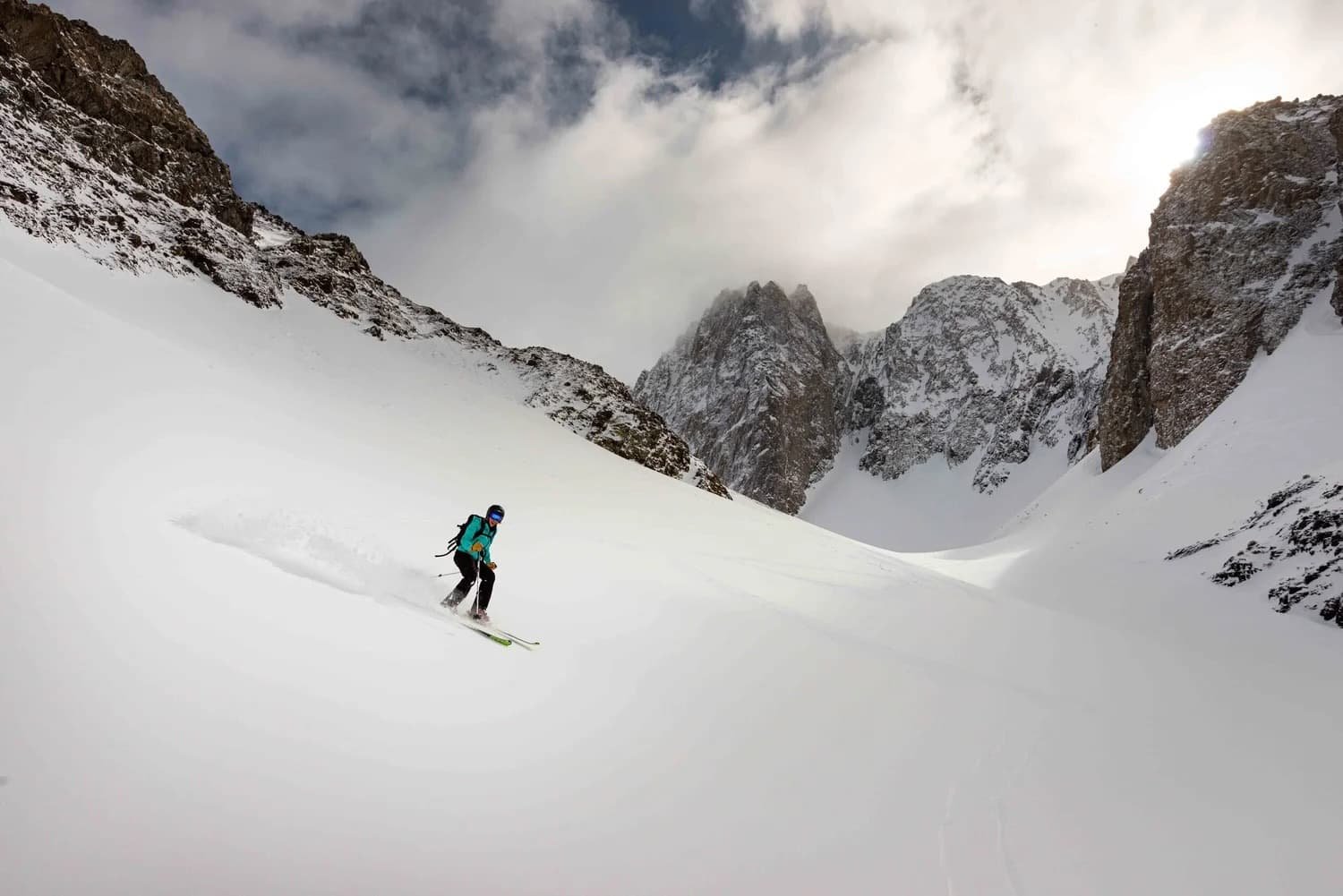 Guided backcountry skiing and splitboarding in the Eastern Sierra