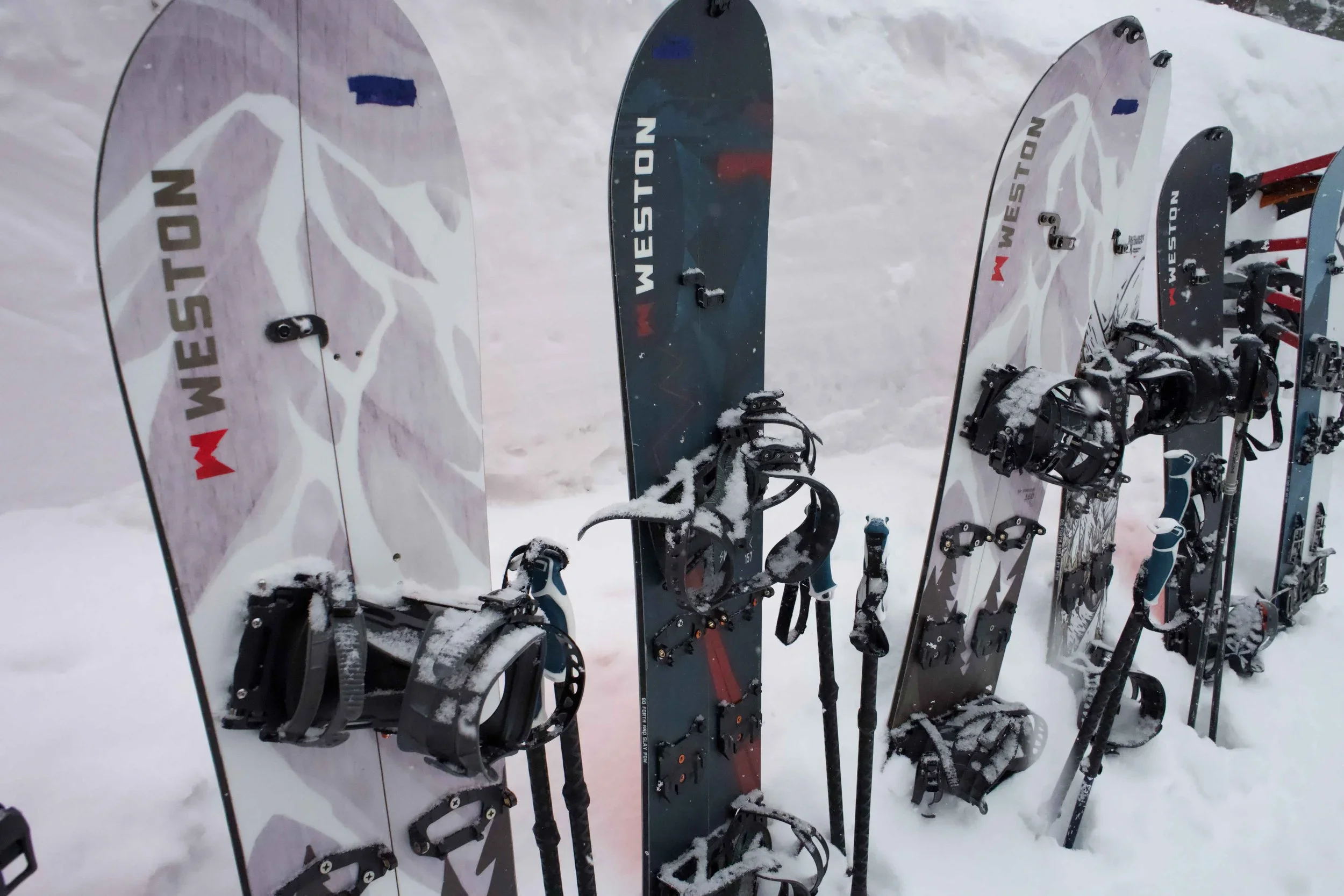 Guided backcountry splitboarding course in Mammoth Lakes for first-time splitboarders