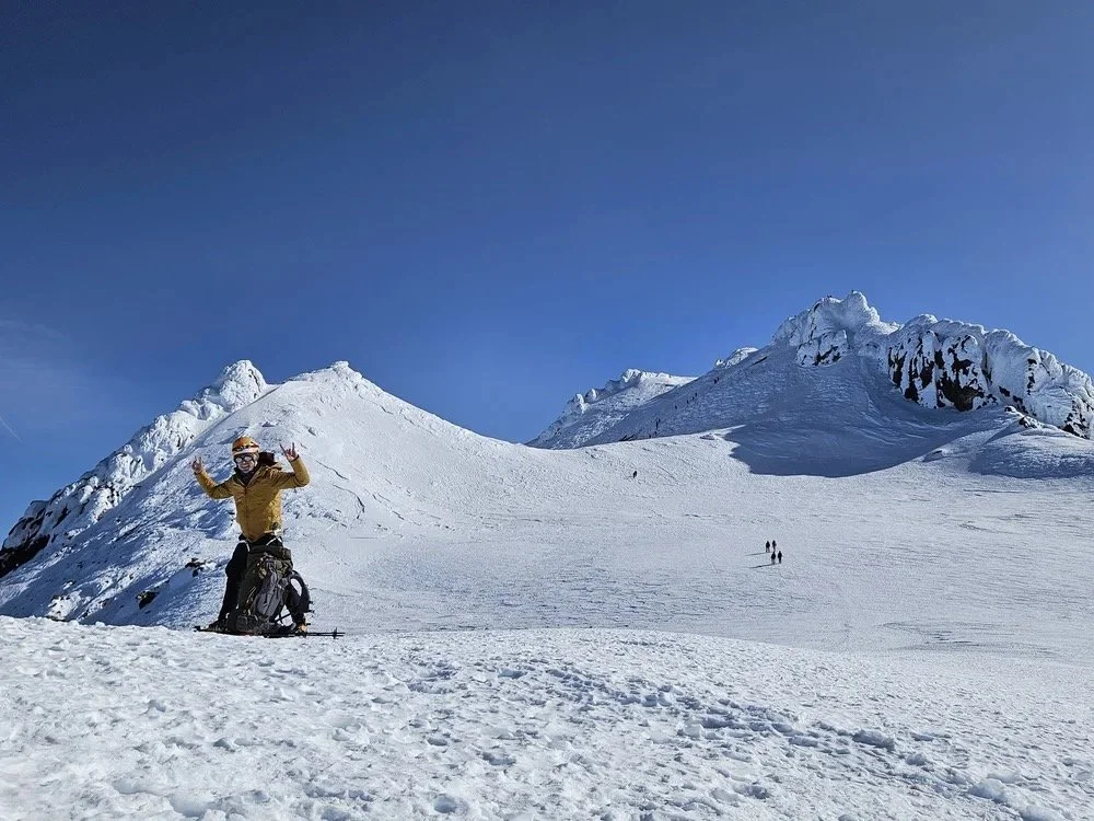 Private guided mountaineering adventure on Mount Shasta