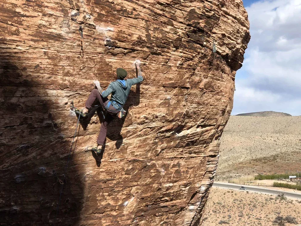 Beginner lead climbing course focused on safety and technique