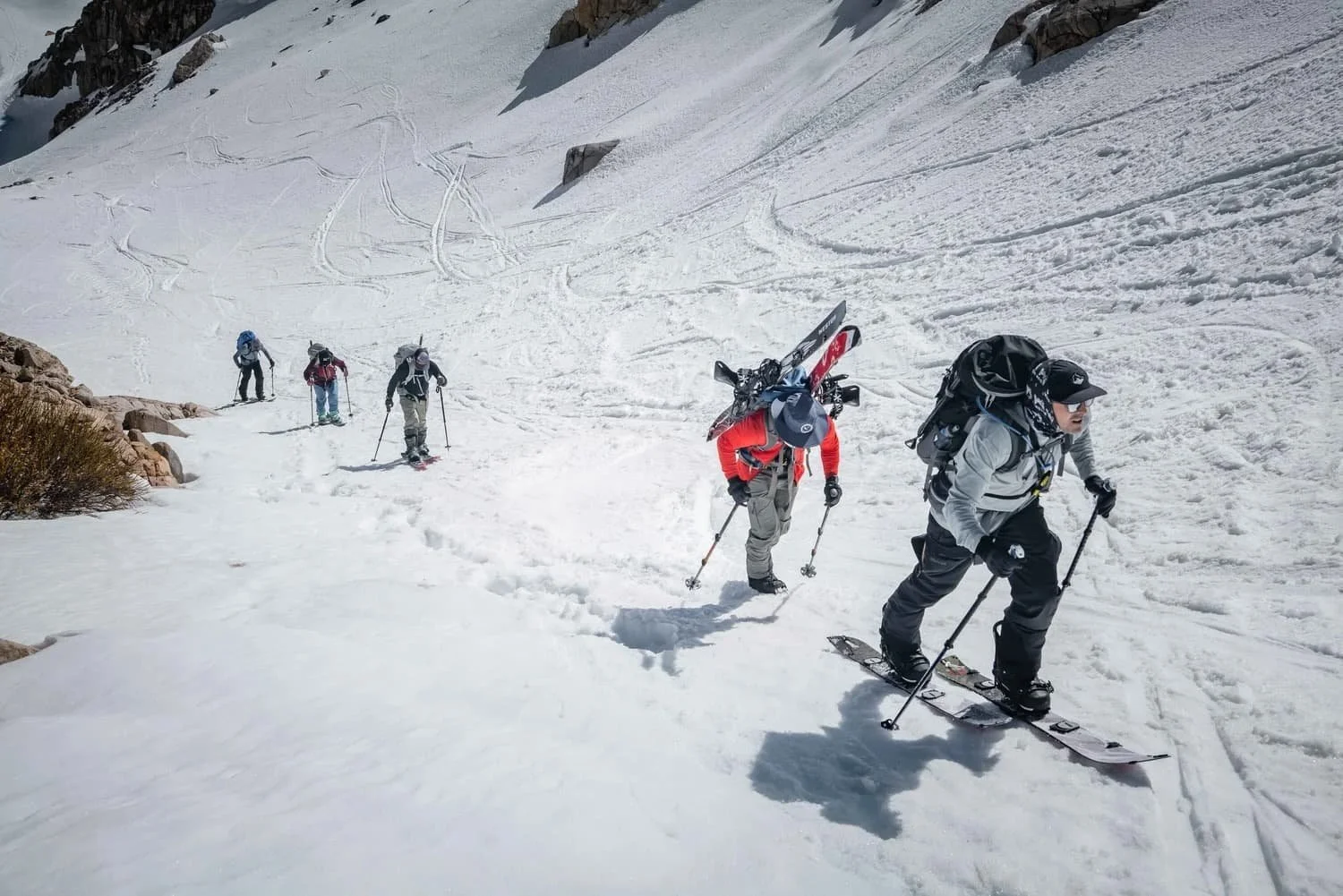 Small group alpine ski and splitboarding experience in the Eastern Sierra