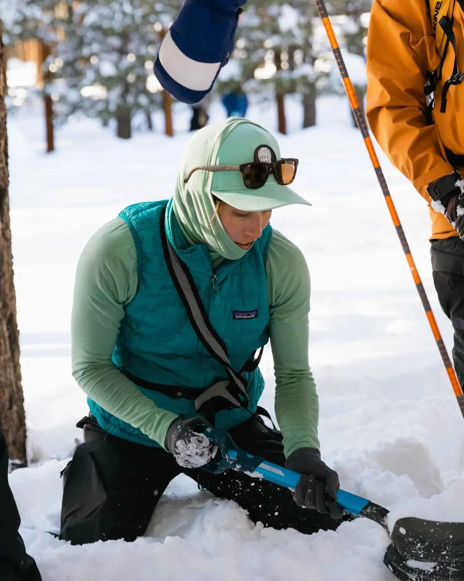 Practical avalanche rescue training in Mammoth Lakes