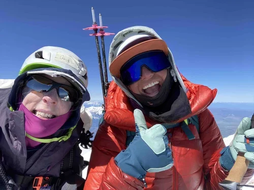 Scenic winter travel on Mount Shasta with certified ski and splitboard guides