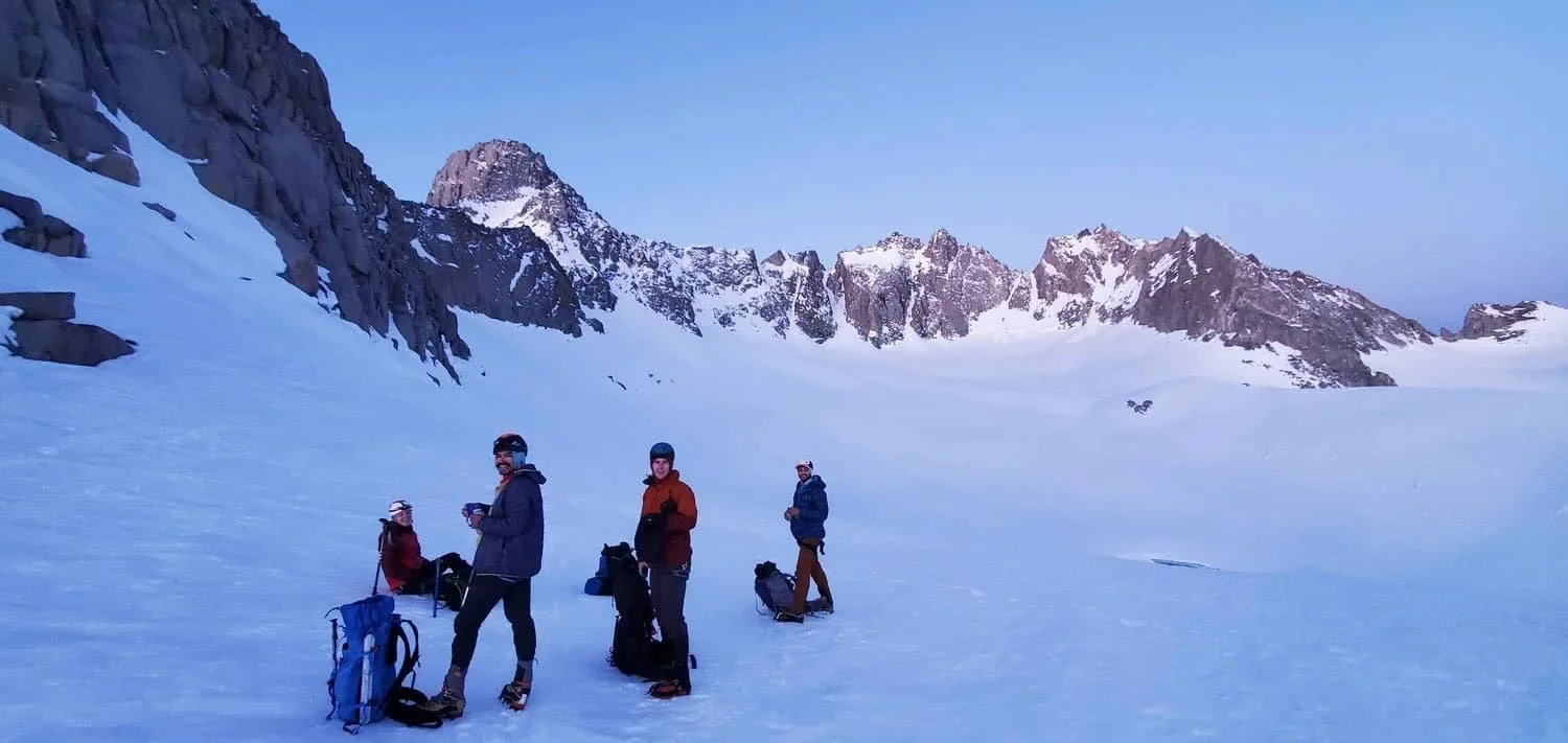 Guided alpine mountaineering experience in the Eastern Sierra