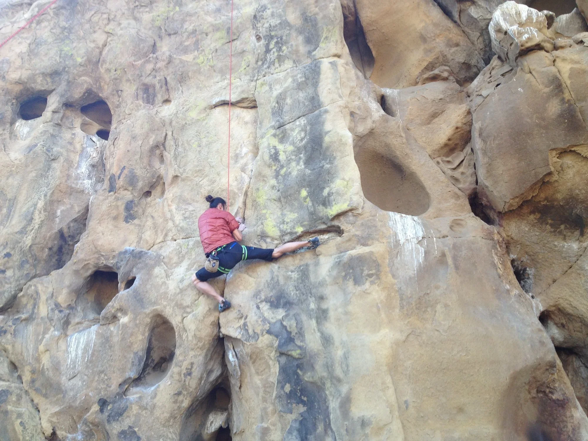 views of stoney point guided rock climbing in los angeles