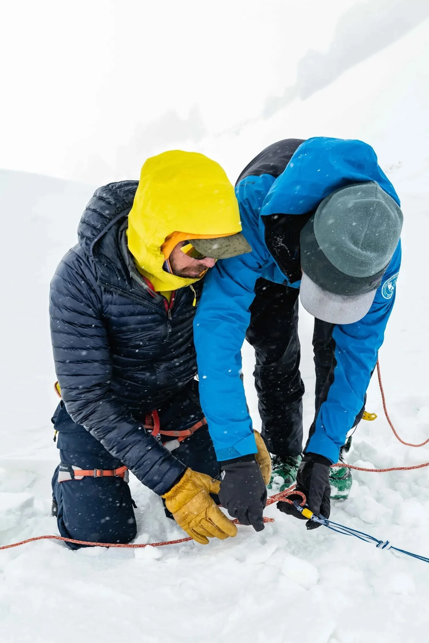 Scenic winter landscape of Mount Shasta’s backcountry