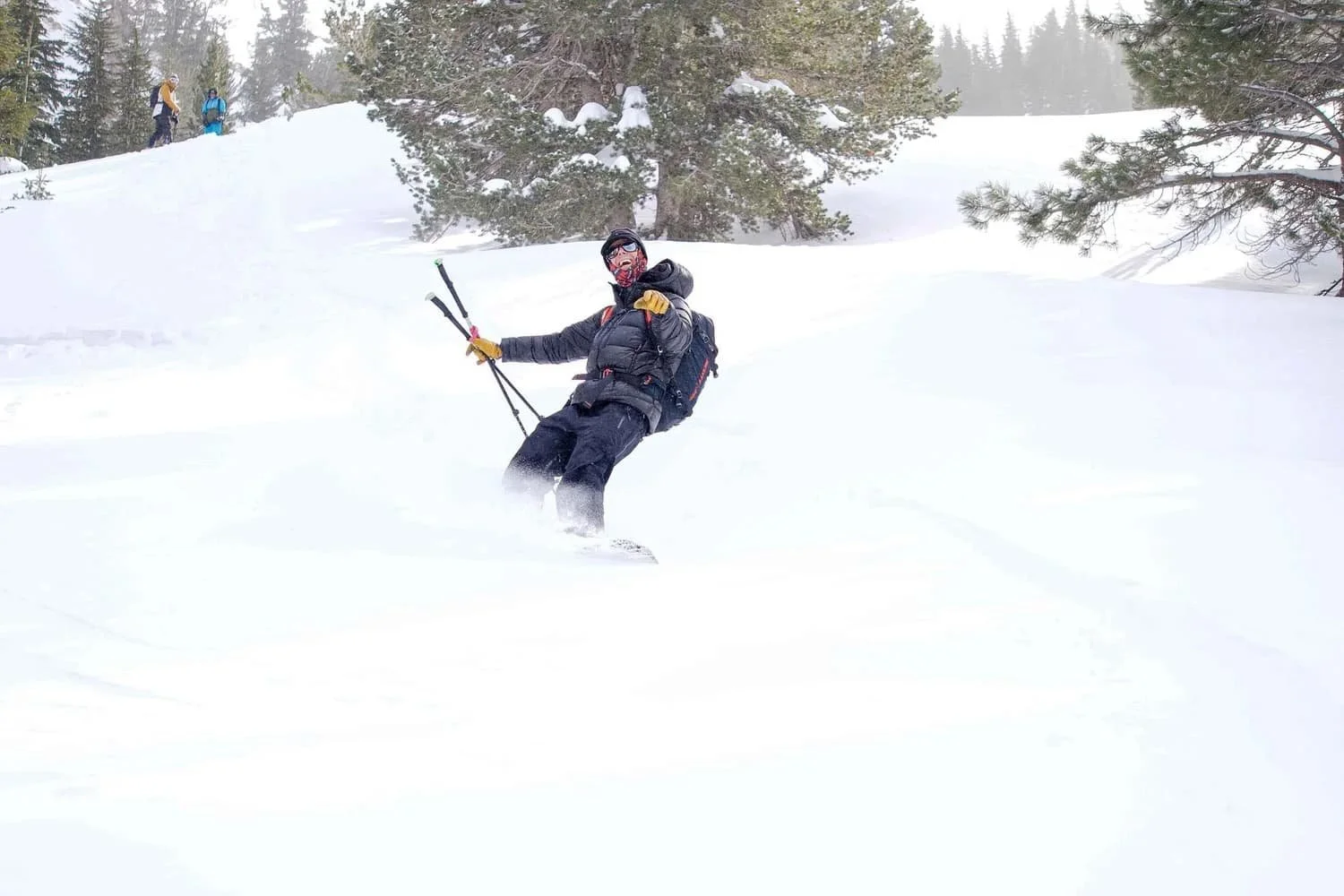 Guided winter splitboarding course in the Eastern Sierra