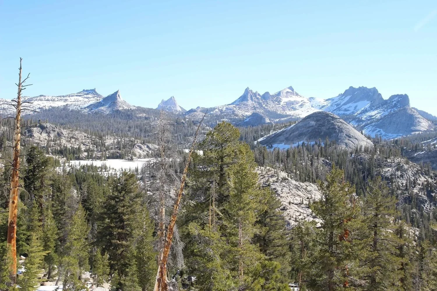 High-country backpacking in Yosemite National Park