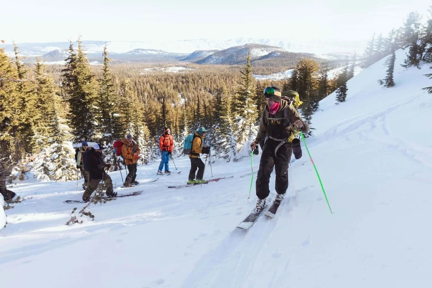 AIARE avalanche class for skiers and snowboarders in Mammoth Lakes