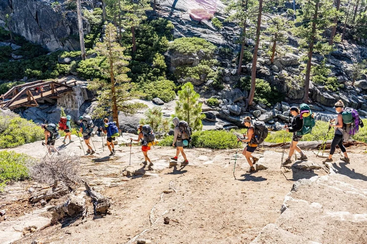 Private guided backpacking experience in Yosemite