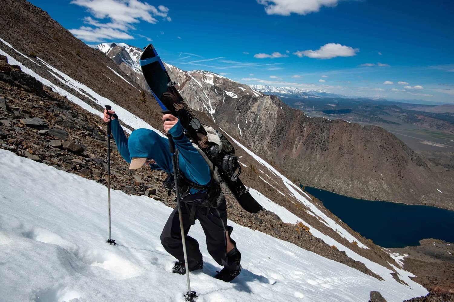 Alpine backcountry travel in the Eastern Sierra with certified guides