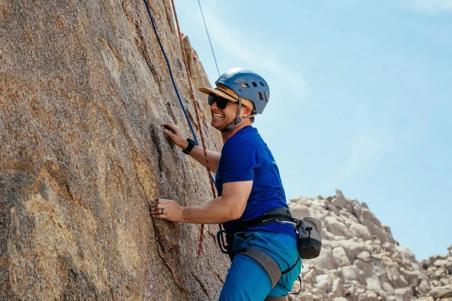 Guided rock climbing on classic routes in the Alabama Hills