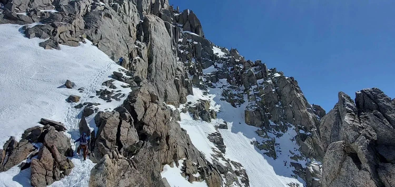 Professional mountaineering instruction in the Eastern Sierra mountains