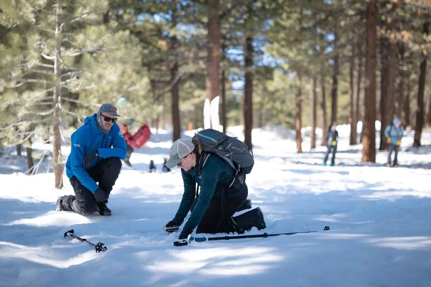 Professional avalanche course with hands-on field training in Mammoth Lakes