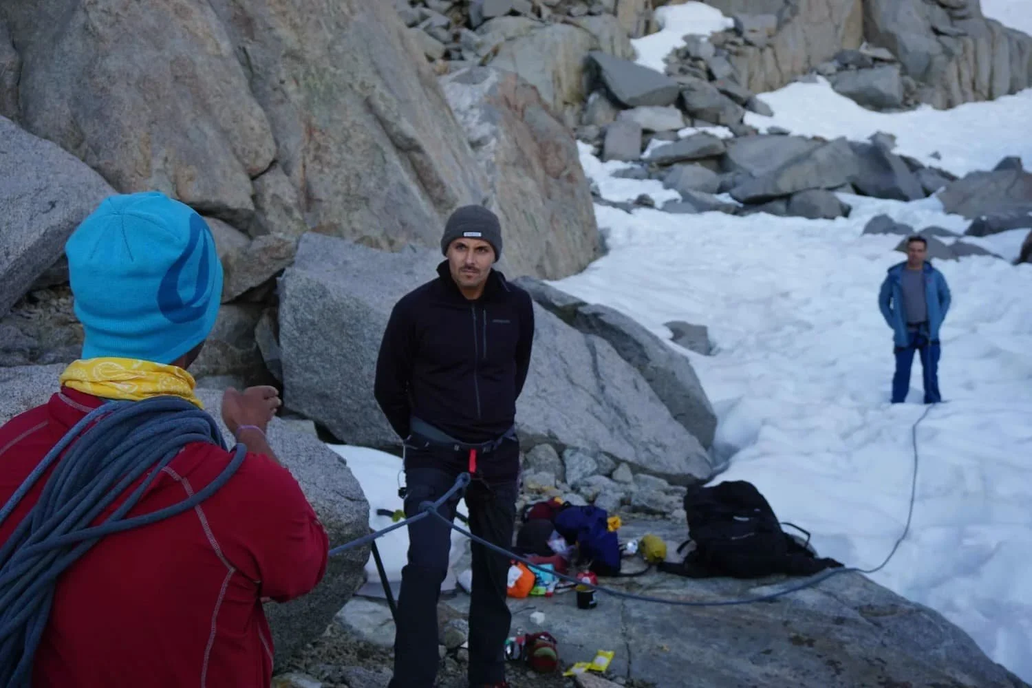 Guided high-altitude mountaineering instruction in the Eastern Sierra