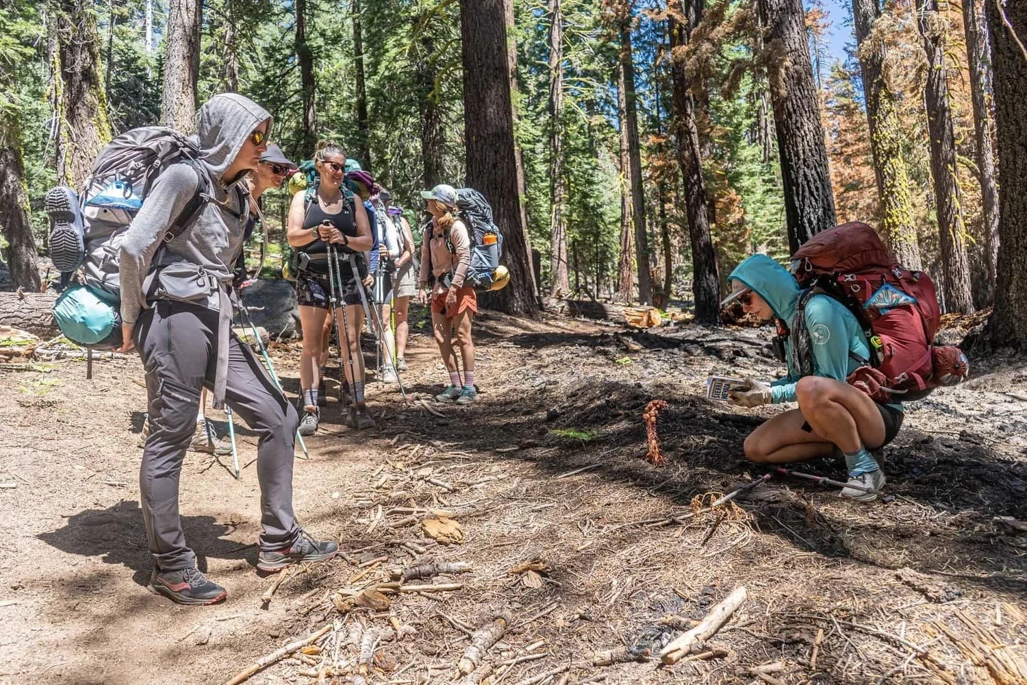 Backpacking route with views of Yosemite’s iconic granite walls