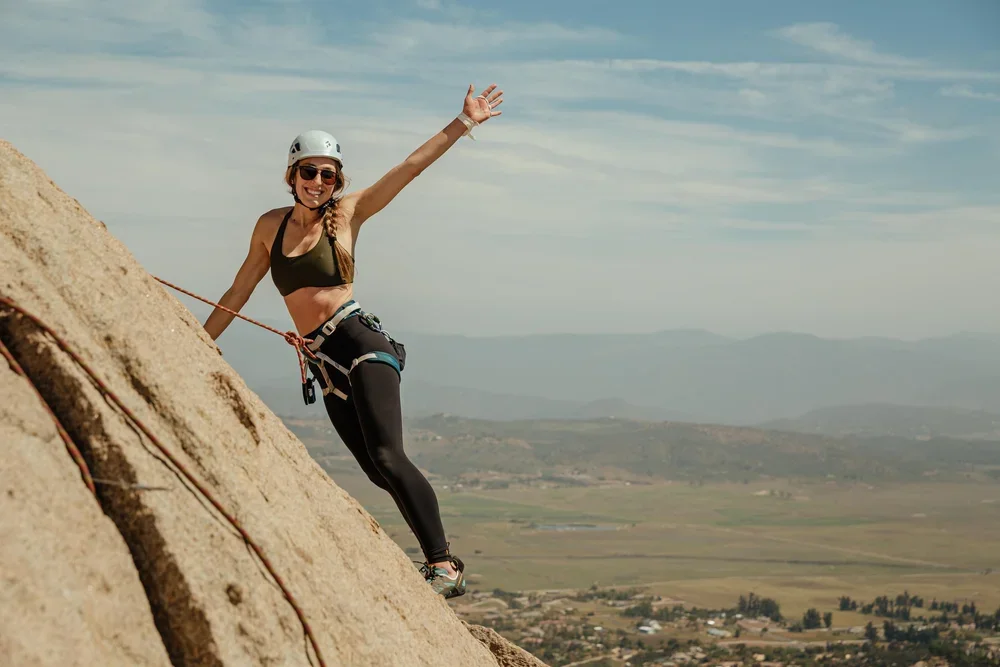 Rock climbing session with experienced guides at Mount Woodson
