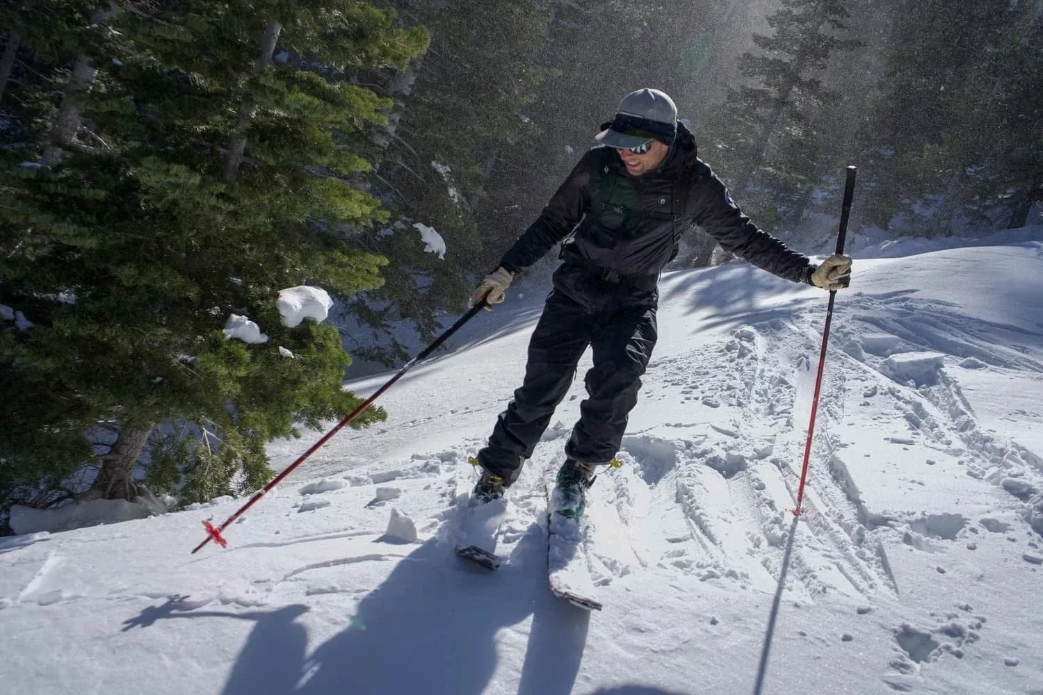 Small group avalanche education workshop in Mammoth Lakes