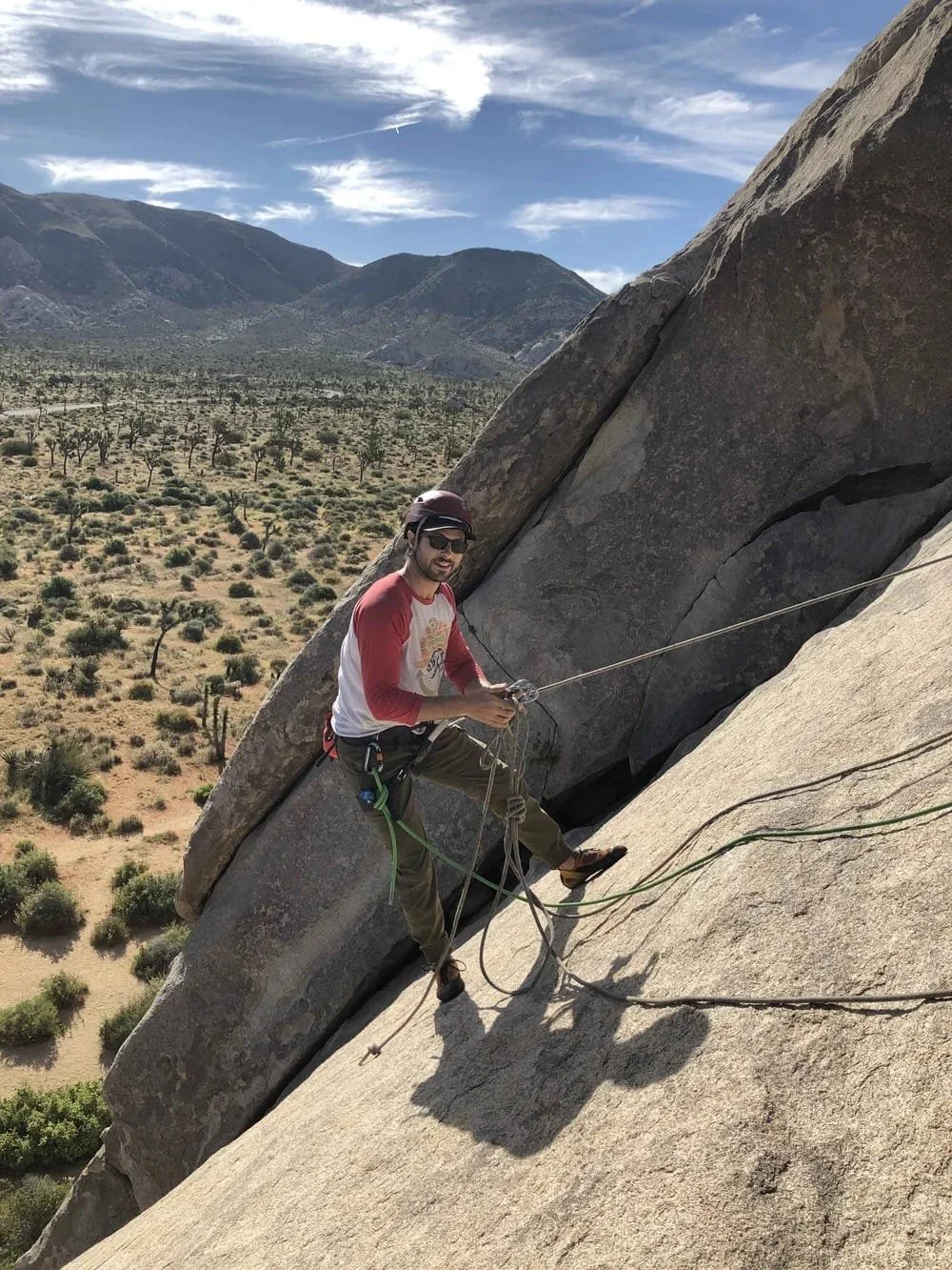 Introductory trad climbing program for climbers new to placing gear