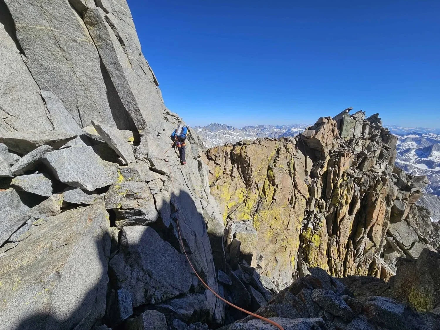 Small group alpine climbing training in a high-altitude Eastern Sierra setting