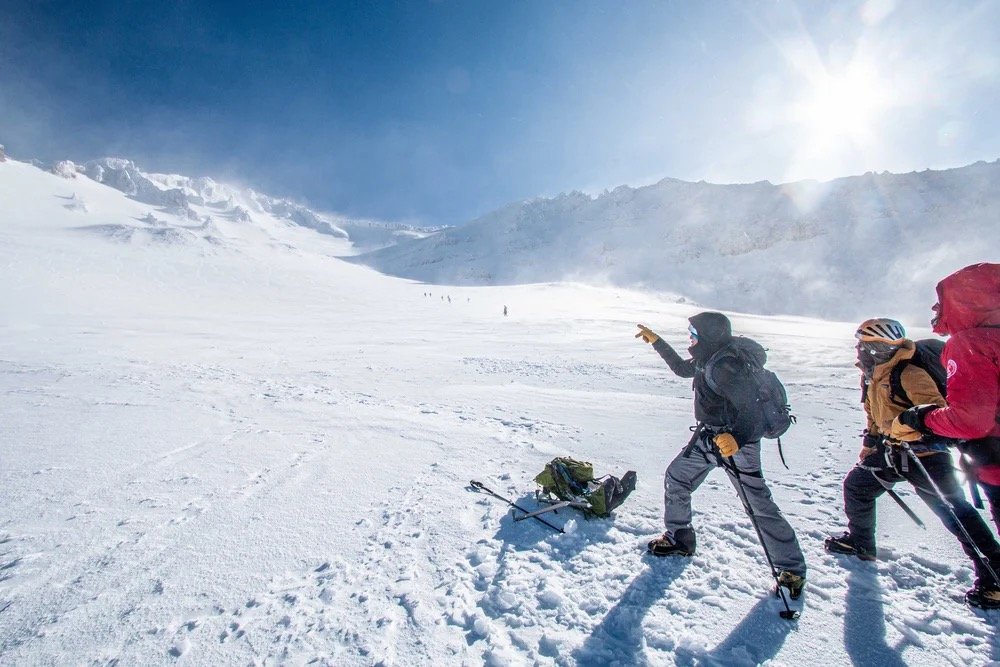 Guided alpine ascent of Mount Shasta with experienced mountain guides