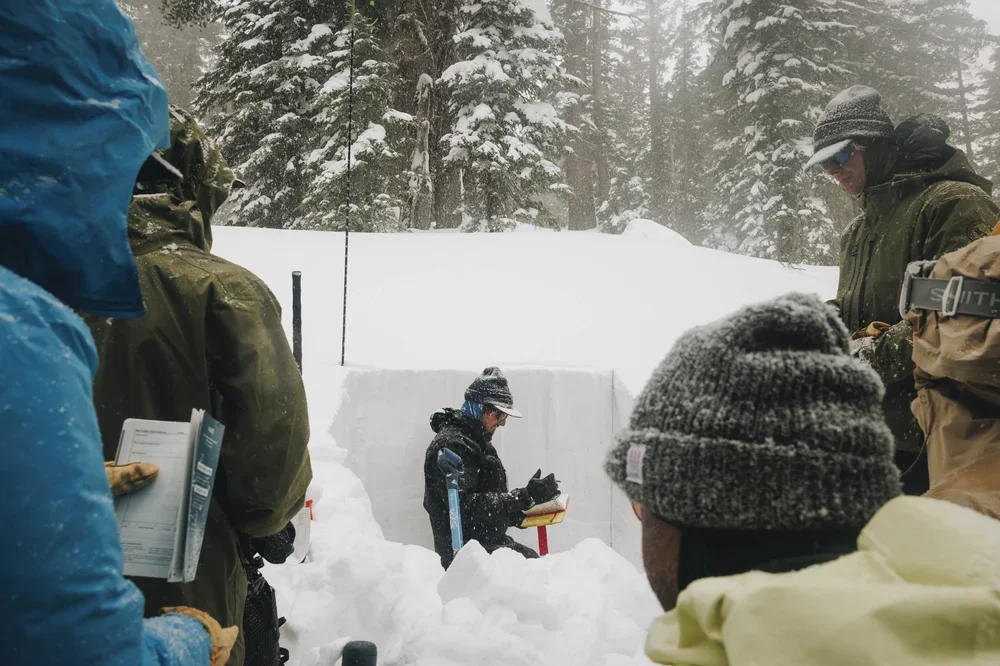 Guided AIARE Level 1 avalanche safety course in the Eastern Sierra with certified instructors