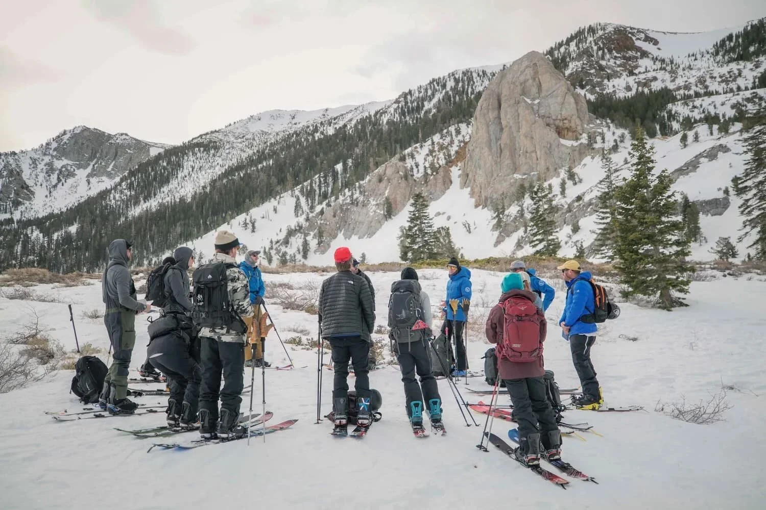 Guided AIARE Level 1 avalanche training in Mammoth Lakes