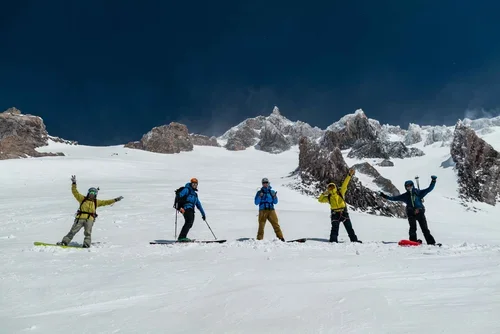 Small group alpine touring experience on Mount Shasta