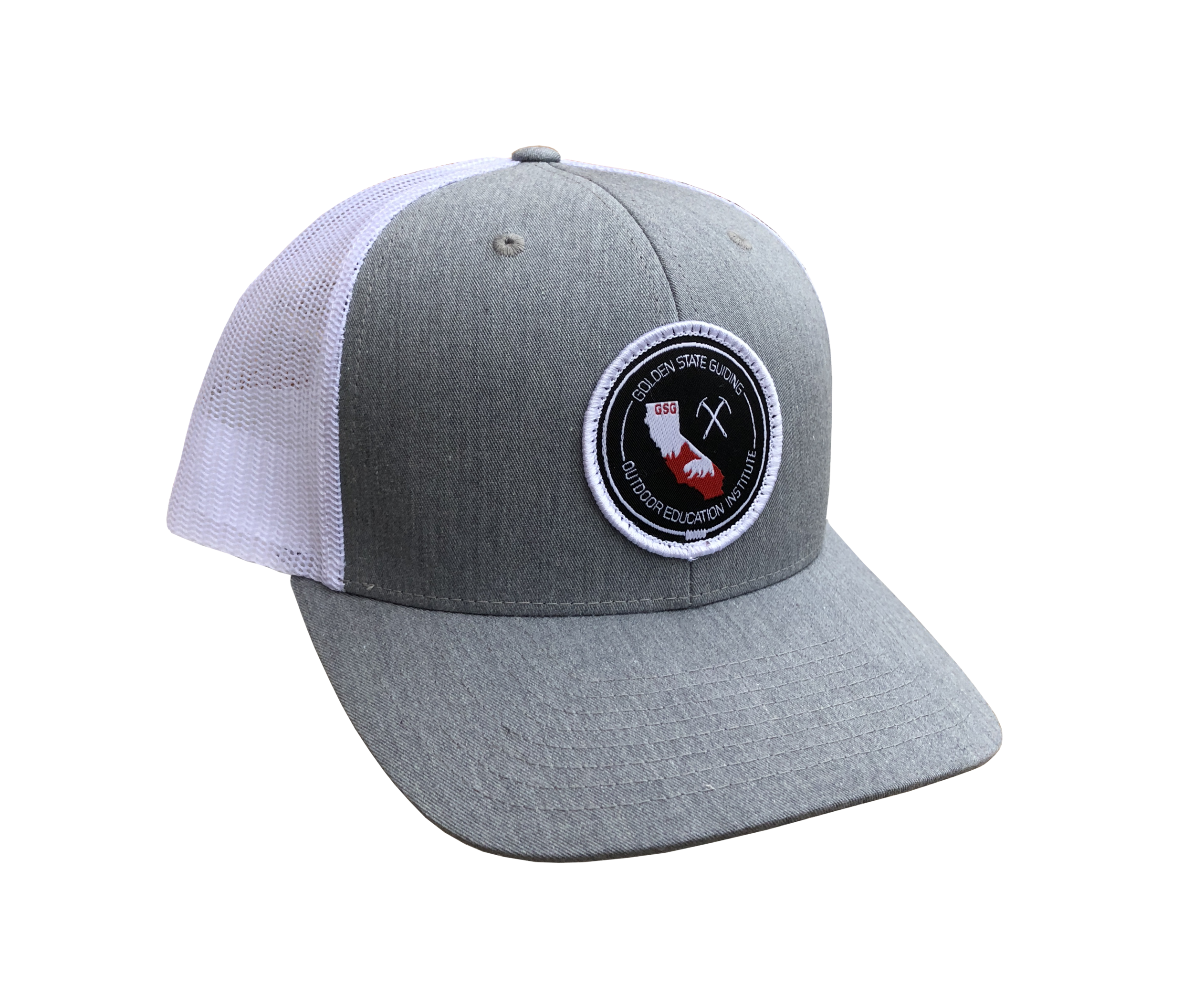 Golden State Guiding Trucker Hat Grey/White