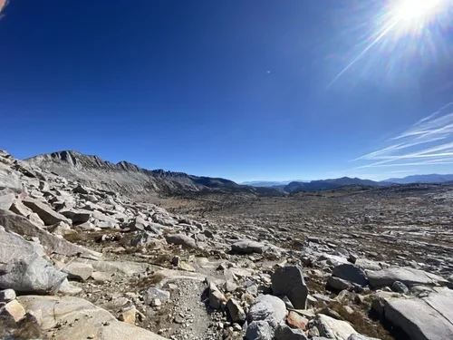 Small group backpacking trip in the Eastern Sierra led by certified instructors