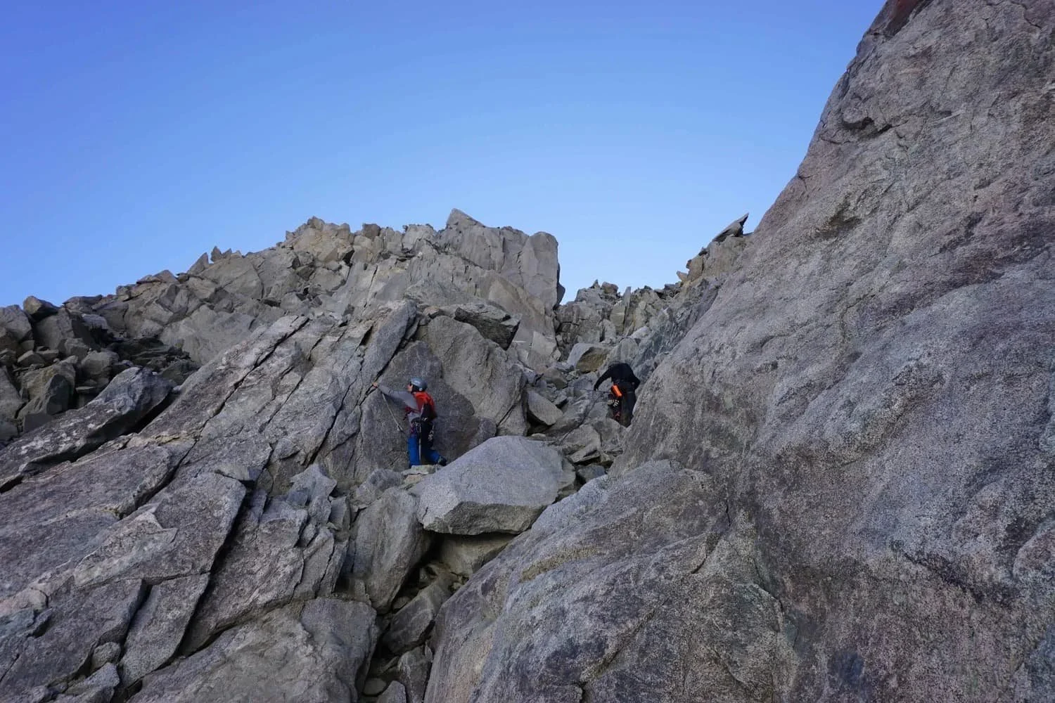 Guided summit and alpine skills course in the Eastern Sierra