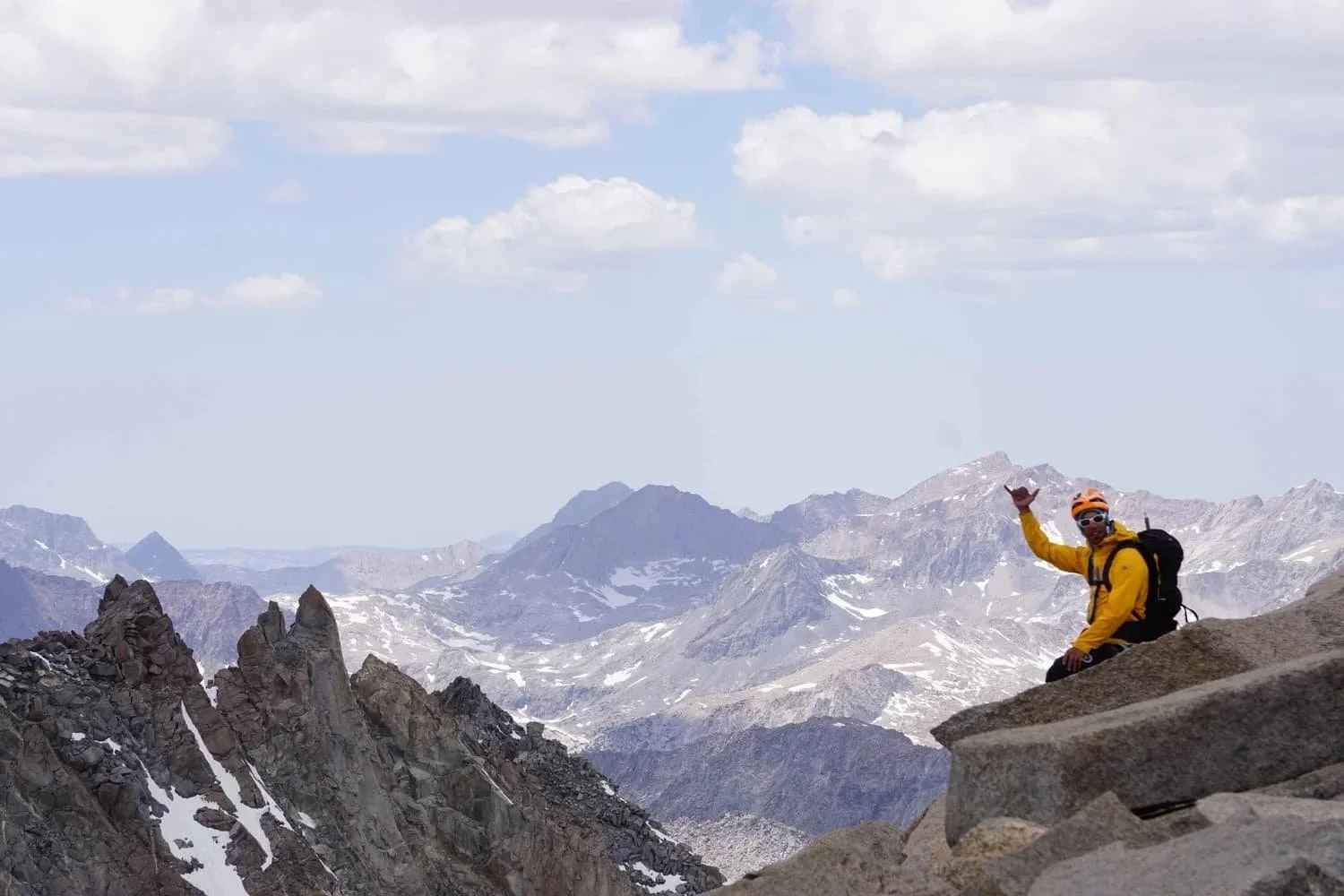 Guided mountaineering experience on snow and ice in the Eastern Sierra