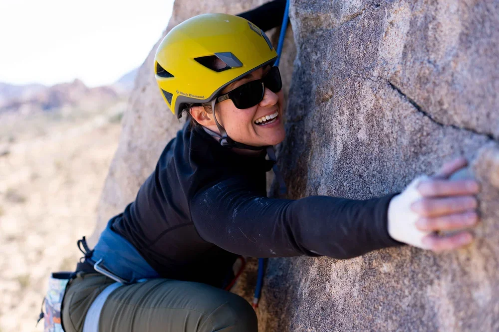 Introductory rock climbing experience on Joshua Tree granite